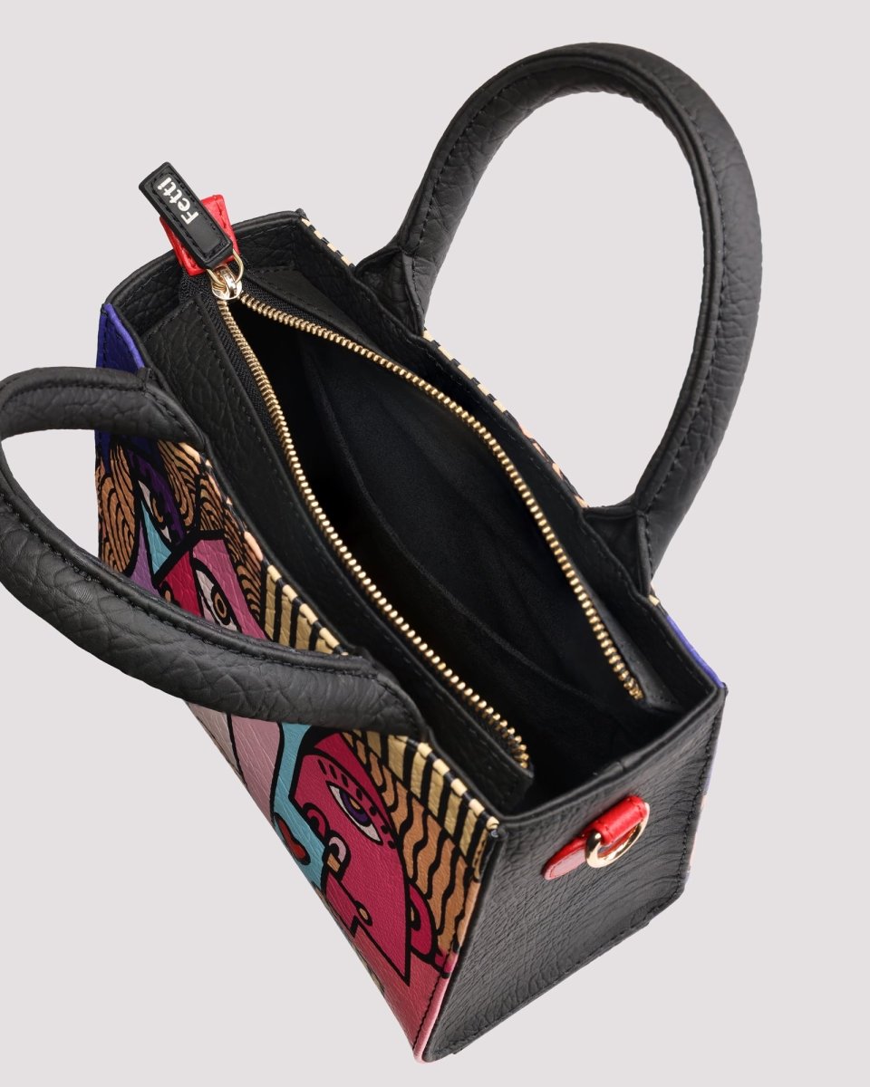 Mini Fetti Faces Pink Tote Bag - Fetti