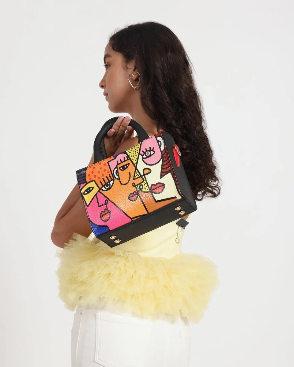 Mini Fetti Faces Tote Bag OG