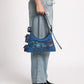Muddled 3 Pocket Cargo Bag (Small) - Cracked Indigo - Fetti