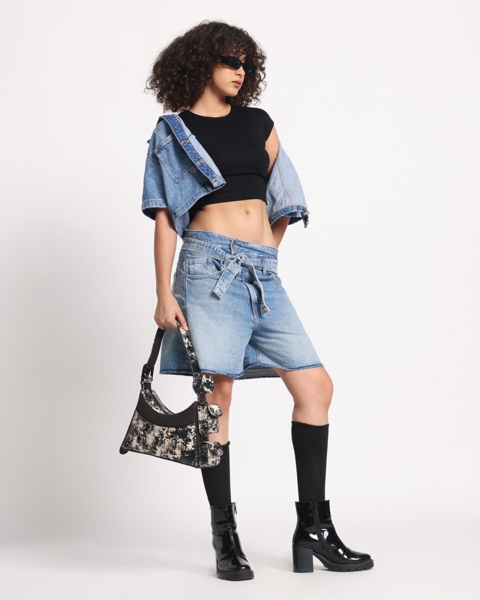 Muddled 3 Pocket Cargo Bag (Small) - Rusted Grain - Fetti