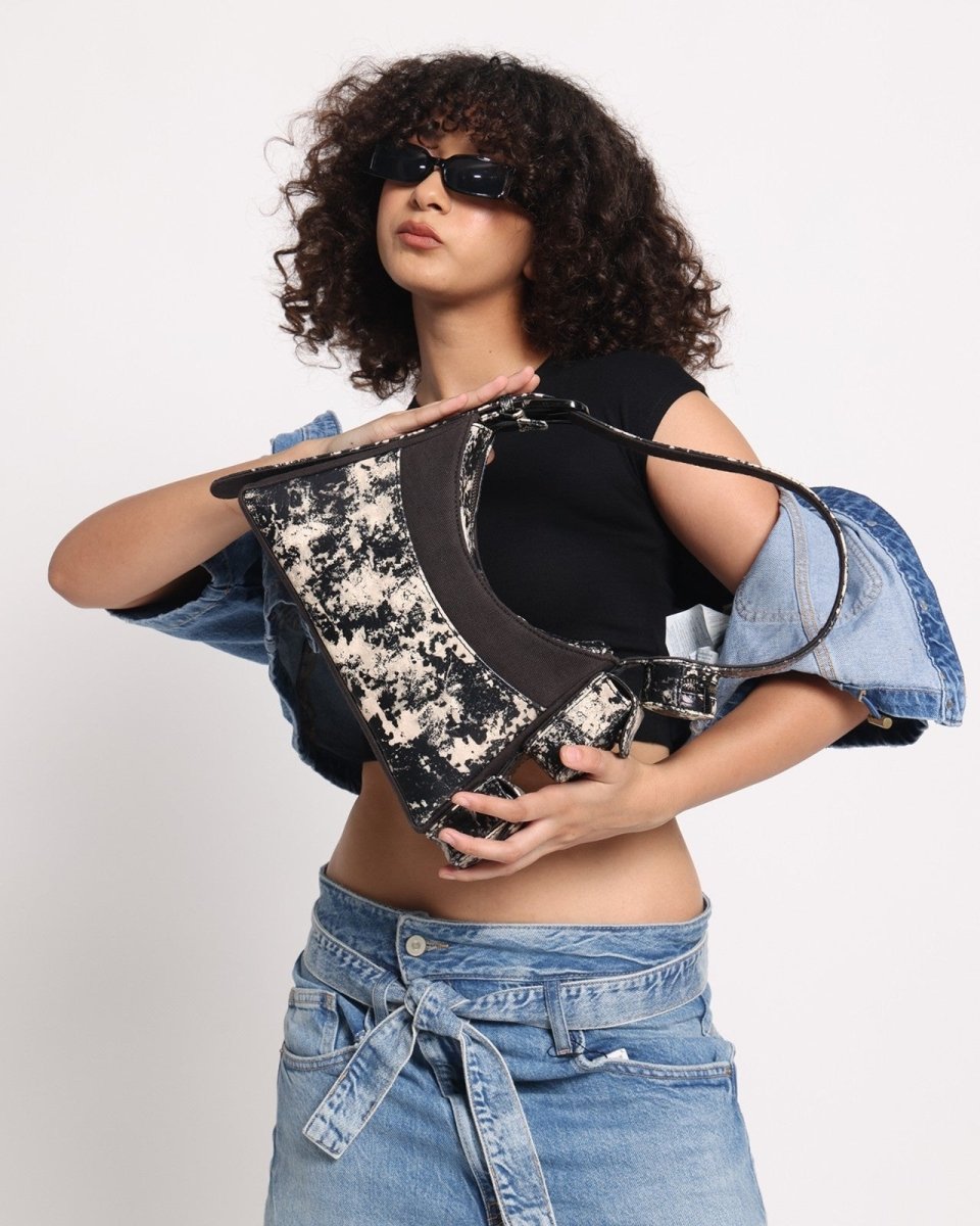 Muddled 3 Pocket Cargo Bag (Small) - Rusted Grain - Fetti