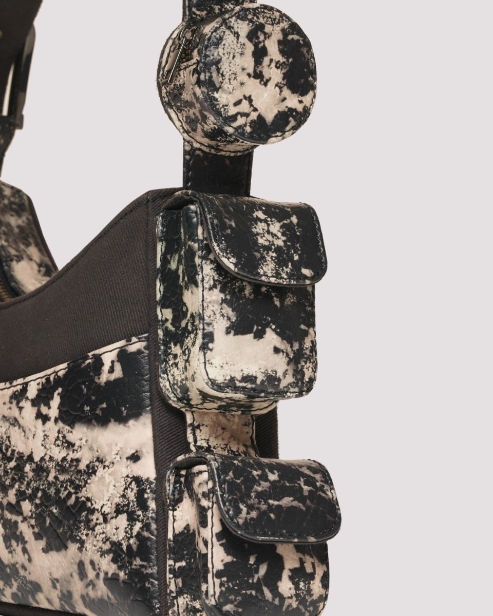 Muddled 3 Pocket Cargo Bag (Small) - Rusted Grain - Fetti