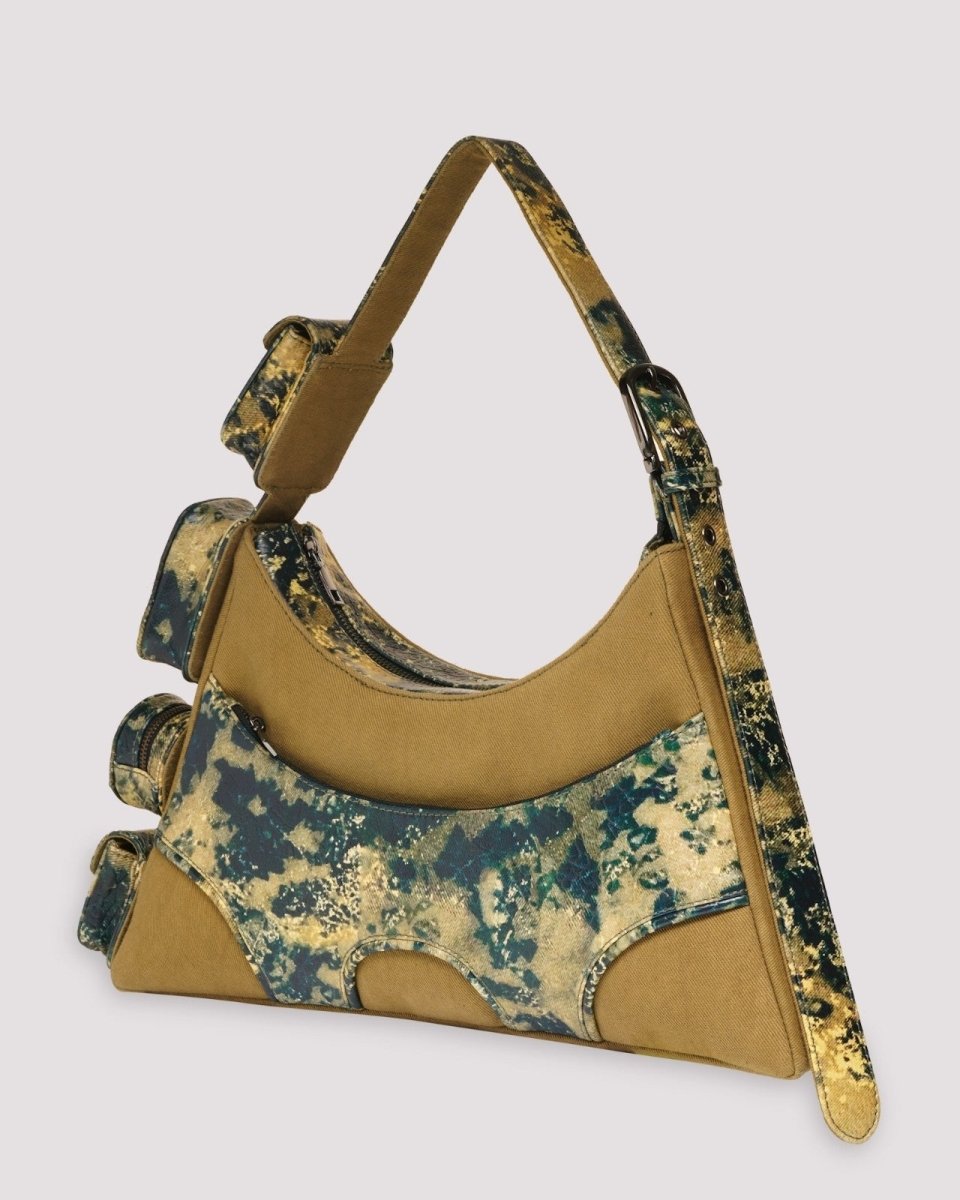 Muddled Cargo Bag - 4 Pocket Oxidised Olive - Fetti