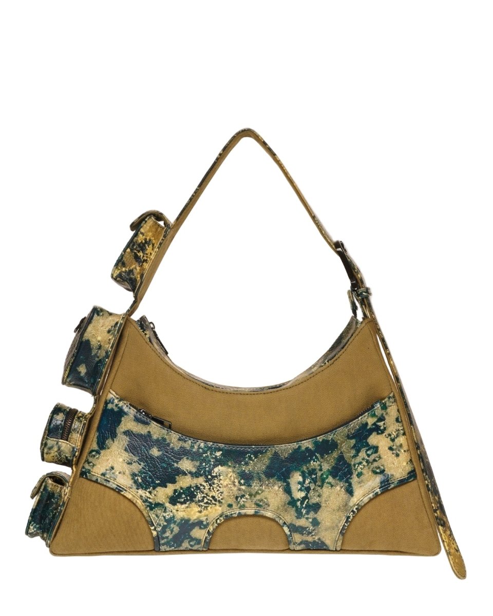 Muddled Cargo Bag - 4 Pocket Oxidised Olive - Fetti