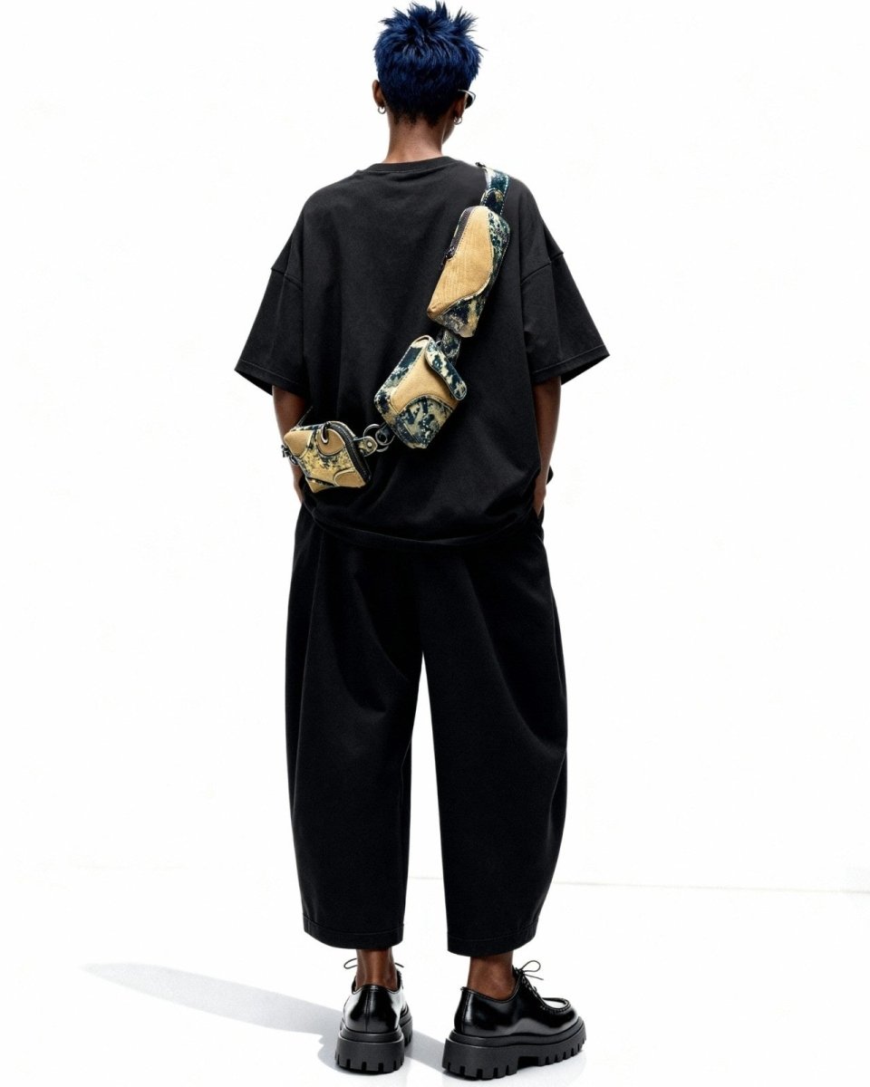 Muddled Cargo Crossbody Belt - Oxidized Olive - Fetti