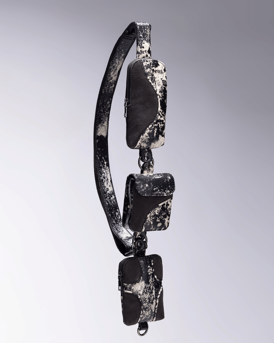 Muddled Cargo Crossbody Belt - Rusted Grain - Fetti