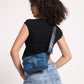Muddled Unisex Sling Bag - Cracked Indigo - Fetti