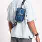 Muddled Unisex Sling Bag - Cracked Indigo - Fetti