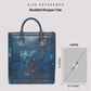 Oversized Muddled Shopper Tote - Cracked Indigo - Fetti