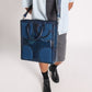 Oversized Muddled Shopper Tote - Cracked Indigo - Fetti
